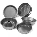 Buy cheap 5 Piece Nonstick Cake Pans Set with 9 Inch Round Cake Pans, 9 Inch Spring form Cake Pan and 10 In Bundt Cake Pan from wholesalers