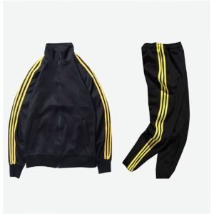 New Arrival Striped Custom Mens Gym Tracksuit