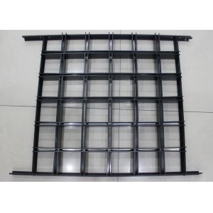 Buy cheap Install with Black T bar Frame Metal Aluminum grid ceiling 600 x  600 Lattice from wholesalers