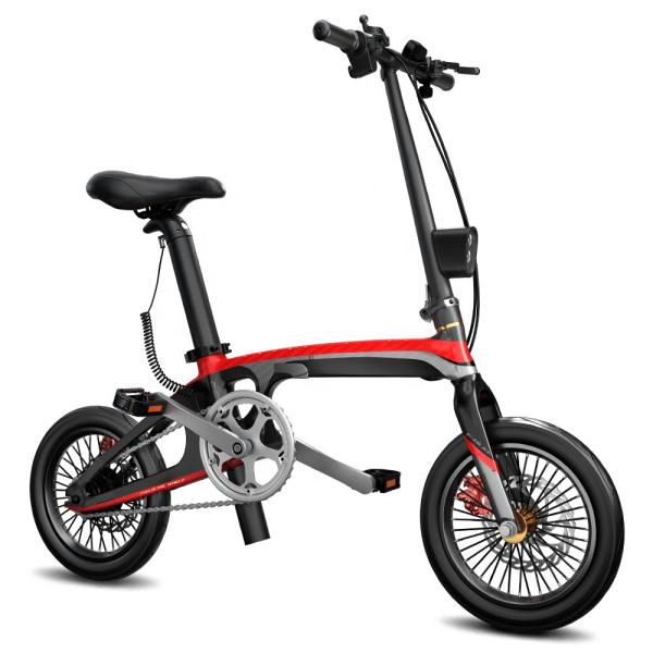 Buy cheap 14in Lightest E Mountain Bike MTB Carbon Fibre Frame Multimode from wholesalers