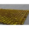Buy cheap Silver / Gold Metallic Mesh Fabric Easy Cleaning Sun Proof Modern Decorating Style from wholesalers