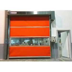 1.2mm High Speed Industrial Roll Up Doors Warehouse Insulated Roll Up Door