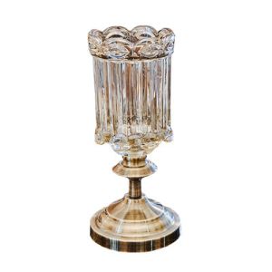 Buy cheap Classical Crystal Glass Transparent Vase Flower Display Glass Vase from wholesalers