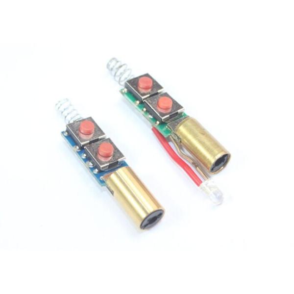 Buy cheap Cheap 650nm red dot laser module with spring and switch from wholesalers
