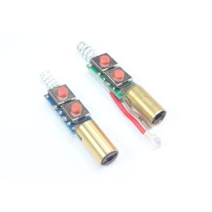 Buy cheap Cheap 650nm red dot laser module with spring and switch from wholesalers