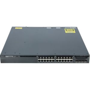 Buy cheap WS-C3650-24PD-E Cisco brand 3650 Series 24 Port PoE 2x10G Uplink IP Services Network Switch product