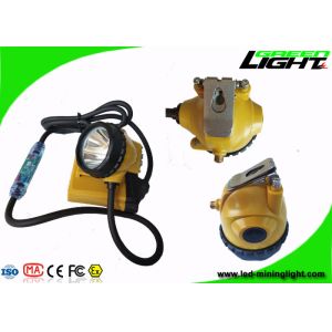 Buy cheap 10.4Ah IP68 Mining Cap Lights 25000 Lux Minig Corded Cable With Low Power Warning from wholesalers