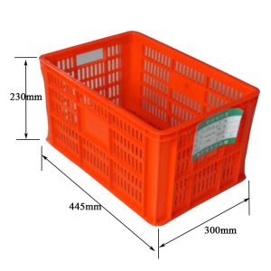 Buy cheap Collapsible Vegetable Stackable Plastic Crate Red Stacking Crates Plastic from wholesalers