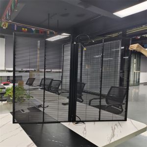 Buy cheap Curtain Large RGB P3.91 Full Color LED Screen IP65 Indoor/Outdoor Transparent LED Grille for Shopping Malls and Subways from wholesalers
