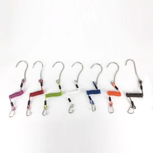 Buy cheap Colorful Scuba Diving Single Head Wire Core Lanyard Reef Hook from wholesalers