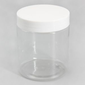 Transparent Snacks Storage 83mm 250ml Empty Cosmetic Containers