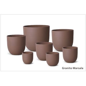Buy cheap Smooth Surface Modern Style Powder Coated Fiber Clay Planter Easily Assembled from wholesalers