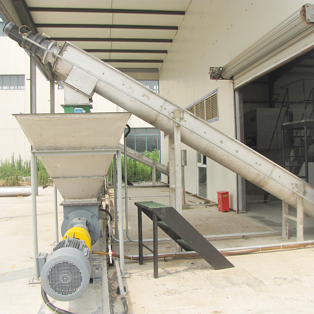 Custom Stainless Steel U-type Shaftless Screw Conveyor for Water Treatment with 500L/Hour Productivity and 220V/380V Voltage