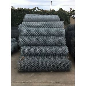 ASTM A 392 heavily galvanized chain link fence with 6ga wire