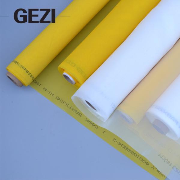 Quality 6T to 180T monofilament polyester micron silk screen printing mesh for silk screen printing for sale
