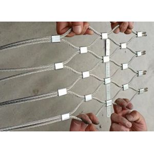 Buy cheap High Tensile Steel Cable Mesh Excellent Flexibility Architectural Safety Protection from wholesalers