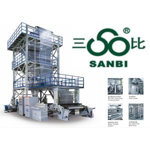 Buy cheap Horizontal Multilayer Blown Film Extrusion Machine With IBC Inner from wholesalers