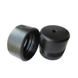 China CNC Turning Threaded Plastic Knobs Handles Kitchen Appliance Components on sale