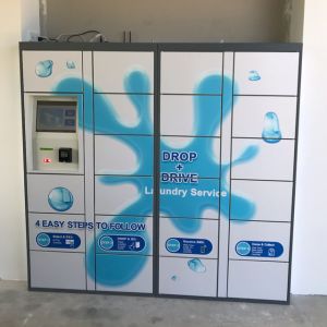 Buy cheap Dry Cleaning Steel Laundry Electronic Locker With Customization Doors from wholesalers