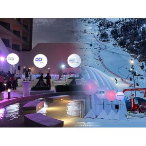 Buy cheap 130CM Balloon Inflatable Lighting Decoration Build In RGB White Led For Wedding from wholesalers