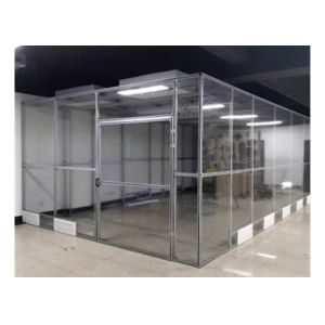 Buy cheap Durable Softwall Clean Room With Plexiglass Wall , Aluminum Profile Frame from wholesalers