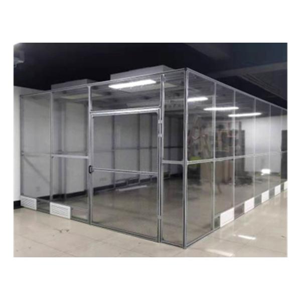 Quality Durable Softwall Clean Room With Plexiglass Wall , Aluminum Profile Frame for sale