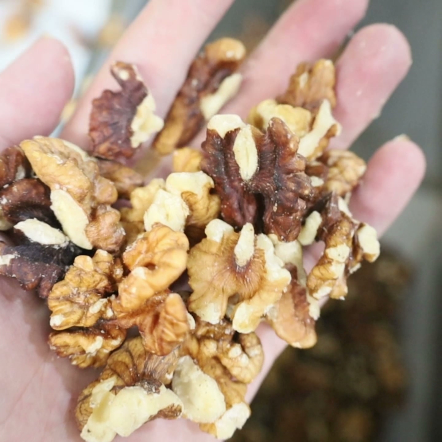 Smart walnut kernel sorting machine with deep learning multi-profile capability