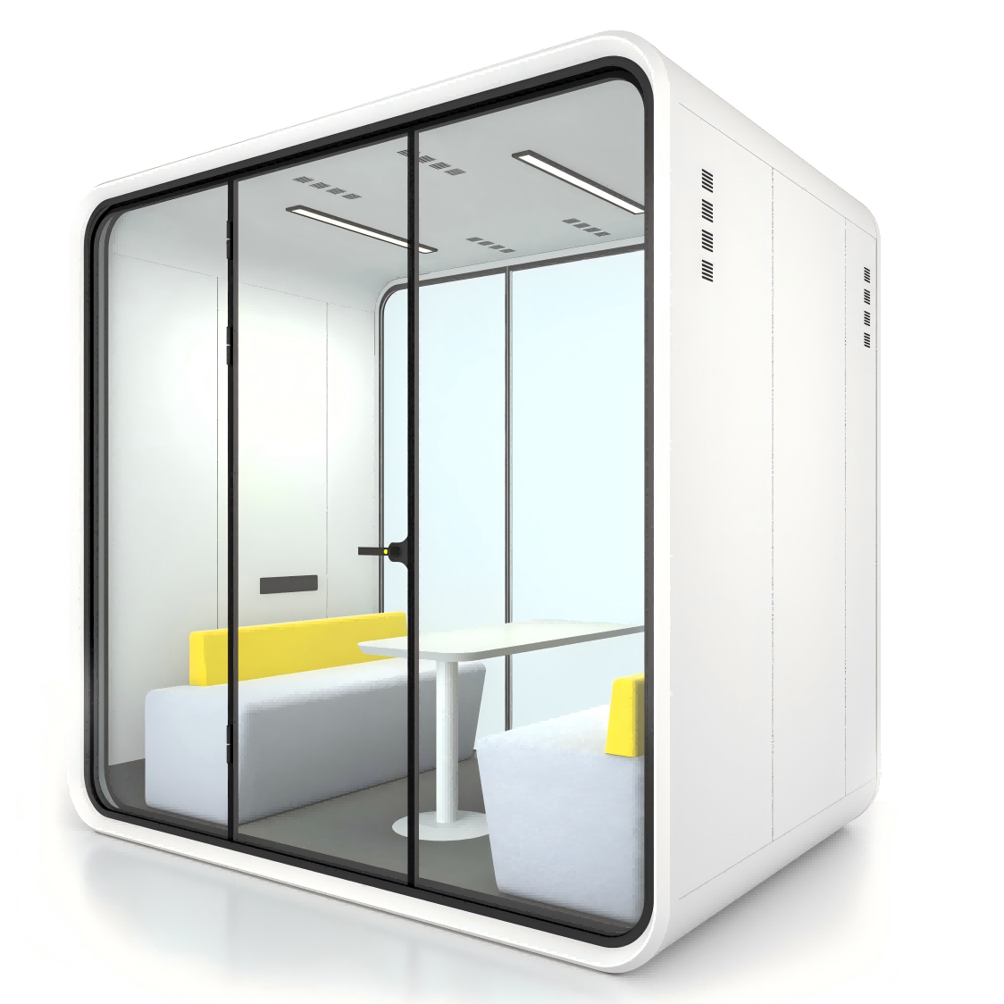 Buy cheap White Office Workspace Pods Modular Quiet Phone Booth Customized product