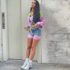 Buy cheap Single Breasted Long Sleeved Ladies Two Piece Short Sets from wholesalers