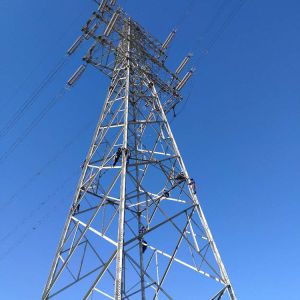 Buy cheap Hot Dip Galvanized 66KV Angular Steel Lattice Electric Transmission Tower from wholesalers
