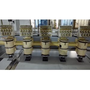 Second Hand Computerised Embroidery Machine With 6 Heads 9 Needles