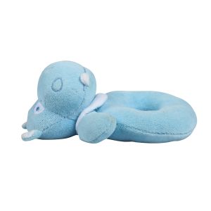 Light Blue Newborn Plush Toys Hippo Shape Machine Washable 6 Inch Height 36G