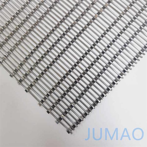Al Alloy Architectural Woven Mesh Metal Wire Mesh Facade Cladding