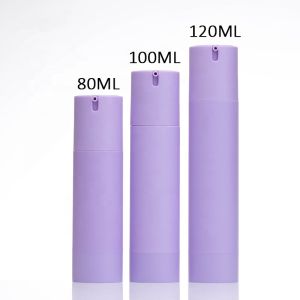 Buy cheap PET Purple Twist Up Airless Lotion Pump Bottle 80ml 100ml 120ml from wholesalers