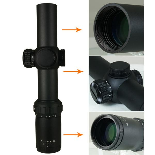 Quality 1.1-8x26 First Focal Plane Tactical Riflescopes for sale