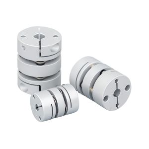 Buy cheap Double Split Metal Shaft Coupling Clamp Diaphragm 10mm 20mm 25mm from wholesalers