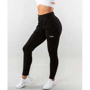 China Sweat Wicking Black Breathable Jogger Pants Womens High Waisted Joggers on sale
