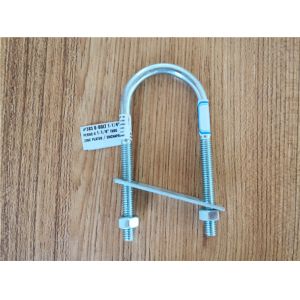 High Quality Steel U Bolts With Two Plates And Nuts Pipe Clamp1-1/4"