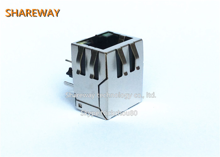 Quality 2250013-8 RJ45 Connector With Integrated Transformer For HUB,PC card, Switch, Route, PC Mainboard, SDH, PDH, IP Phone for sale Buy cheap 2250013-8 RJ45 Connector With Integrated Transformer For HUB,PC card, Switch, Route, PC Mainboard, SDH, PDH, IP Phone product
