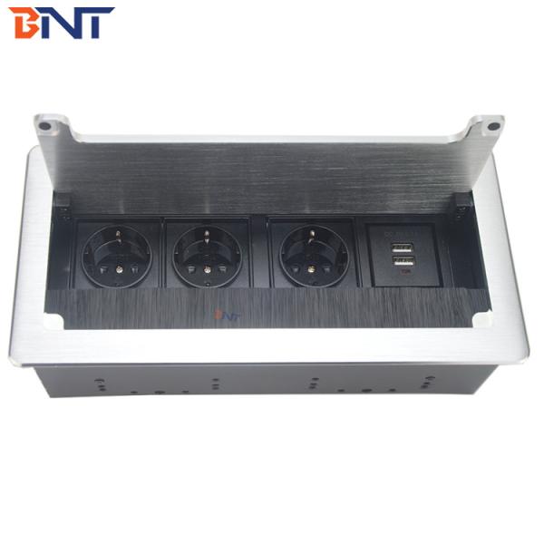 Buy cheap BNT replace modular design table flip up socket with three EU power BF804 from wholesalers