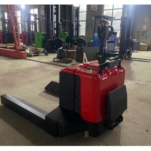 Buy cheap Load Capacity 5000kg Cable Reel Handling Transport Electric Pallet Truck Electronic Steering Pedal from wholesalers