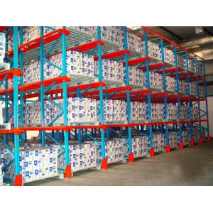 China Cold Store Drive In Pallet Rack Adjustable Pallet Racking With Centering Rails on sale China Cold Store Drive In Pallet Rack Adjustable Pallet Racking With Centering Rails on sale