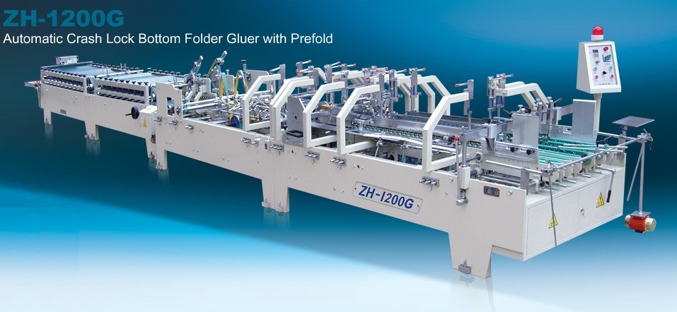 Buy cheap Automatic Folder Gluer with Prefold, Cardboard Box Folding + Gluing with Prefold from wholesalers