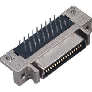 Buy cheap 1.27mm SCSI connector female straight cen-type 68 pin scsi connector mating with product