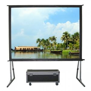 High Definition Fast Fold Screens , Customized Flexible Folding Projector Screen