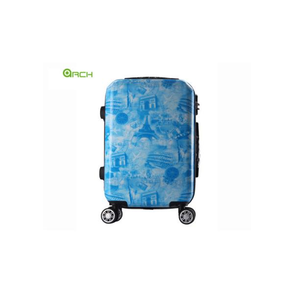 Quality Printing ABS PC Aluminum Hard Shell Luggage Scratch Resistant for sale