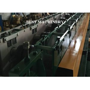 Punching Device U Channel Roll Forming Machine , Galvanized Steel Roll Forming