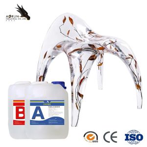 No Bubble UV Resistant Epoxy Resin Good Toughness Softness For Marble Table Top