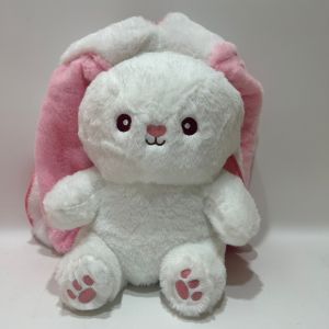 Buy cheap 18CM 7" 3 CLRS Easter Plush Toy Bunny Rabbit Stuffed Animal in Strawberry from wholesalers