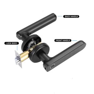 Buy cheap Emergency Power Smart Digital Lock Fingerprint Code Wifi Smart Lock from wholesalers